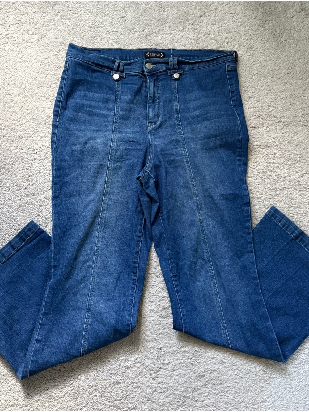 Nanette Lepore Dark Blue Flare Jeans